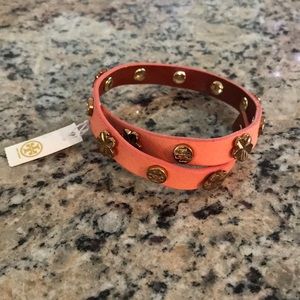NWT Tory Burch flower wrap bracelet